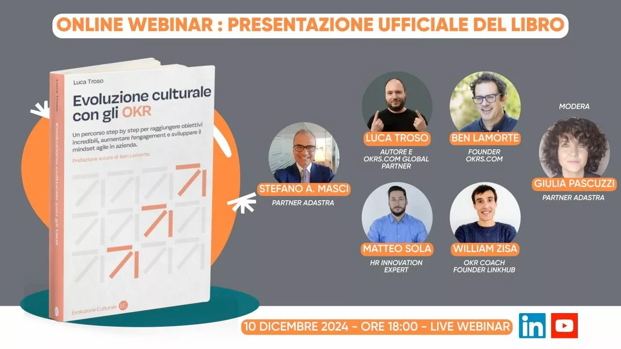 Presentazione ufficiale del libro Evoluzione Culturale con gli OKR