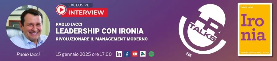 Leadership con ironia - banner inteview