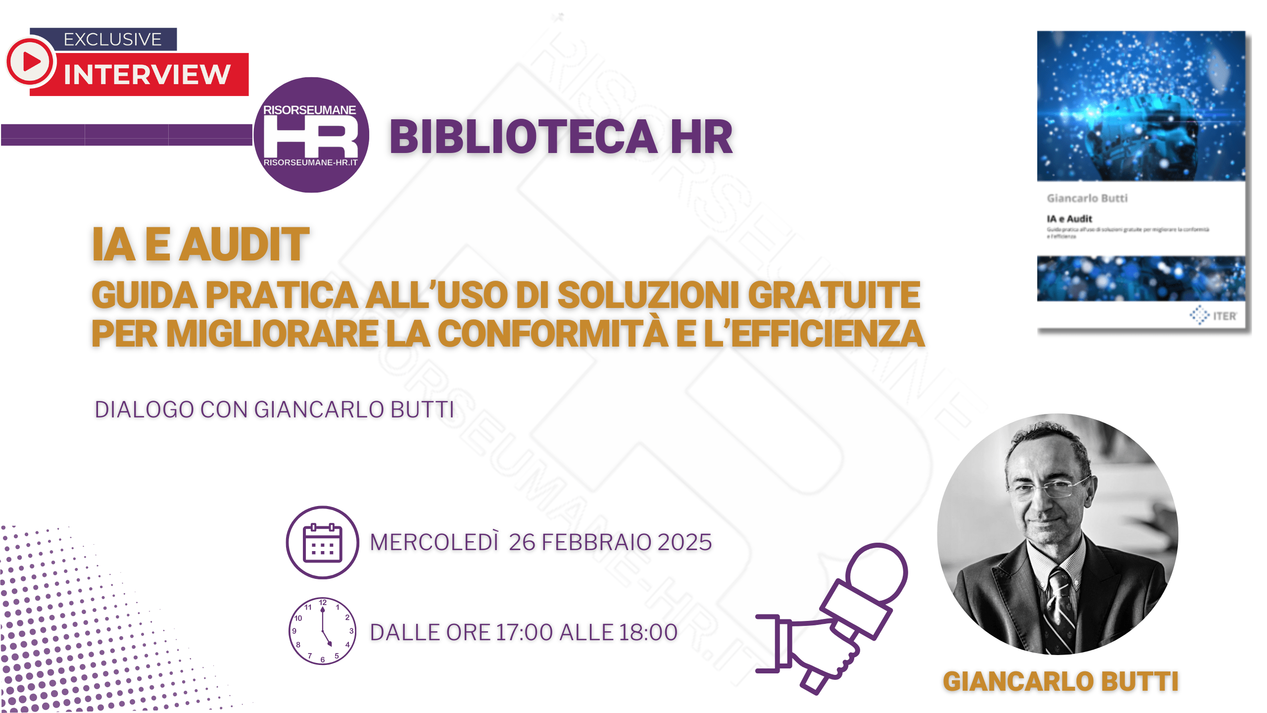 IA e Audit - webinar con orario